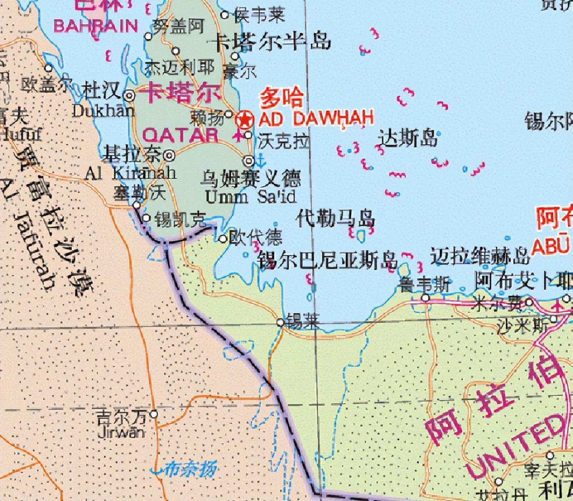 kaiyun-阿联酋和沙特阿拉伯交换领土，不再和卡塔尔接壤